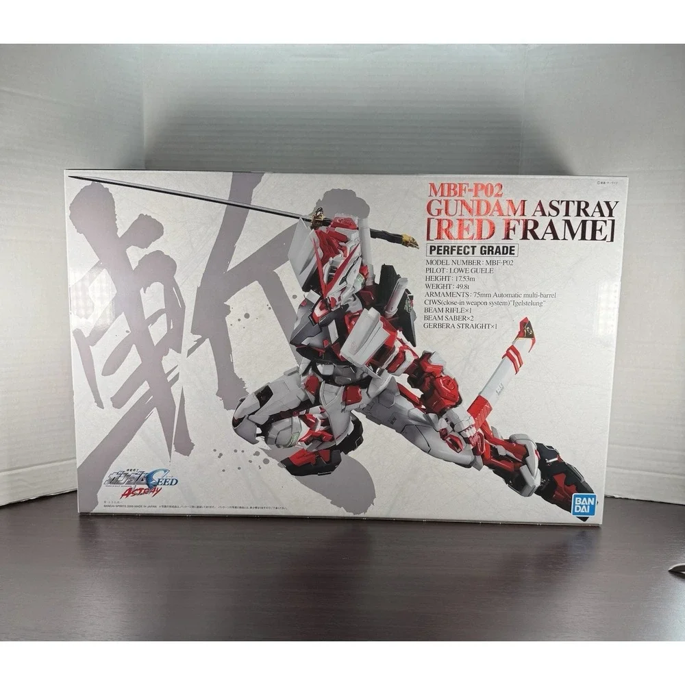Bandai Perfect‎ Grade 1/60 Scale MBF-P02 Gundam Astray Red Frame Model Kit